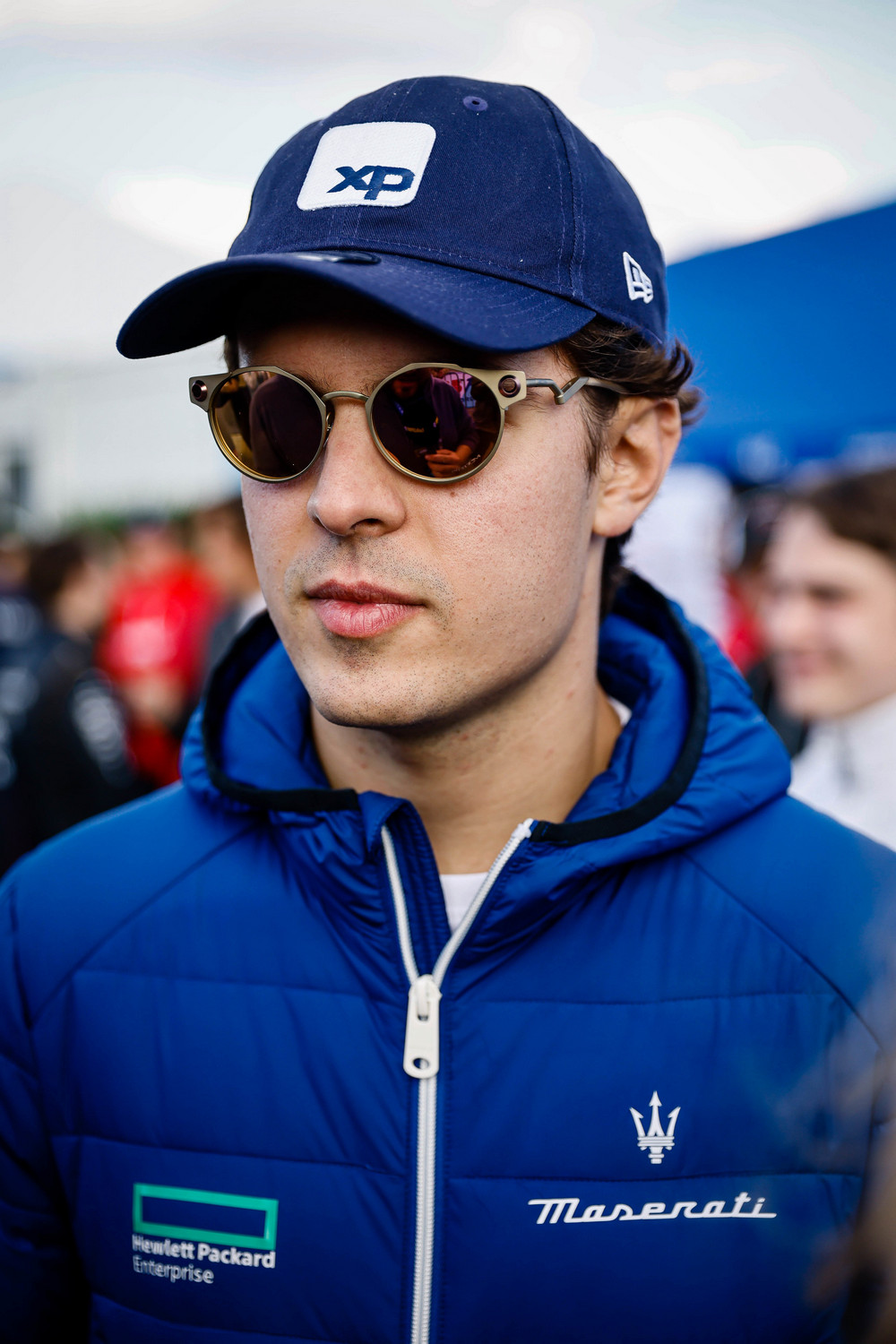 BERLIN TEMPELHOF AIRPORT, GERMANY - APRIL 23: Felipe Drugovich, Maserati MSG Racing Media during the Berlin ePrix II at Berlin Tempelhof Airport on Sunday April 23, 2023 in Berlin, Germany. (Photo by Andrew Ferraro / LAT Images)