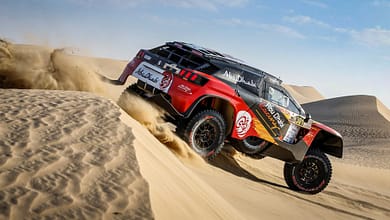 3 Khalid Al Qassimi in his Peugeot 3008 DKR