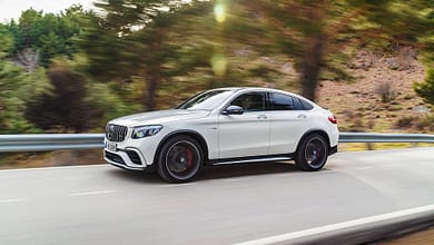 Mercedes-AMG GLC 63 S 4MATIC+ Coupé, designo diamantweiß bright ;Kraftstoffverbrauch kombiniert: 10,7 l/100 km; CO2-Emissionen kombiniert: 244 g/km* Mercedes-AMG GLC 63 S 4MATIC+ Coupé, designo diamond white bright ;Fuel consumption combined: 10.7 l/100 km; combined CO2 emissions: 244 g/km*