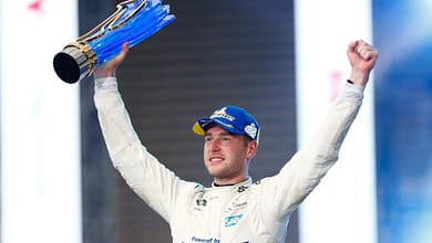 Stoffel Vandoorne (BEL), Mercedes Benz EQ celebrates on the podium