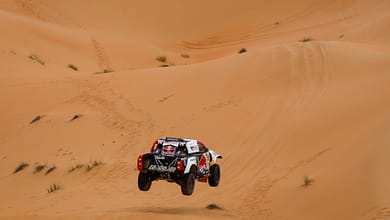 201 AL ATTIYAH Nasser (qat), BAUMEL Mathieu (fra), Toyota Gazoo Racing, Toyota GR DKR Hilux, FIA W2RC, action during the Stage 3 of the 2023 Abu Dhabi Desert Challenge, 2nd round of the 2023 W2RC season, on March 1, 2023 around Qasr Al Sarab in the Liwa Desert, Abu Dhabi - Photo Julien Delfosse / DPPI