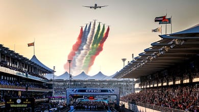 Etihad Airways flyover at the Abu Dhabi Grand Prix 2024