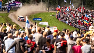 08 Ott TÄNAK, Martin JÄRVEOJA, Hyundai I20 Rally1, action during the 2025 Rally Finland, 9th round of the 2025 WRC World Rally Car Championship, from July 31 to August 3, 2025 at Jyvaskyla, Finland - Photo Nikos Katikis / DPPI
